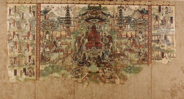 관무량수 변상도 2001 황토 마 안료 석채 244x453cm (1).jpg