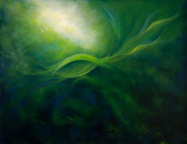 張裴舫〈藍海光子〉,2021,壓克力彩、畫布,91x116.5 cm.JPEG